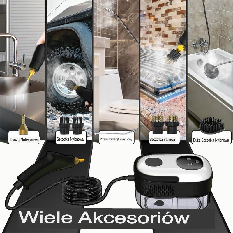 2500W myjka parowa wysokociśnieniowa z rękawiczkami